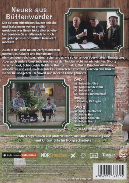 Produktbild: Neues aus B&uuml;ttenwarder - Folgen 48-55 [2 DVDs]