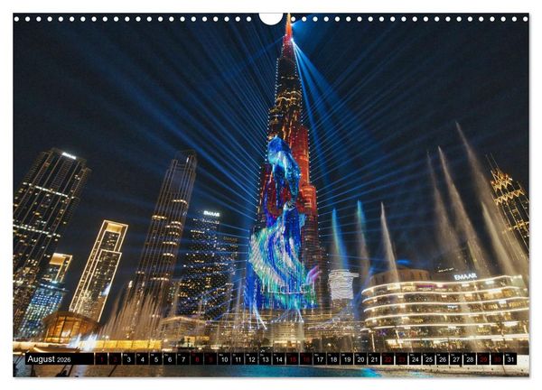 Produktbild: Dubai Panoramen (Wandkalender 2026 DIN A3 quer), CALVENDO Monatskalender