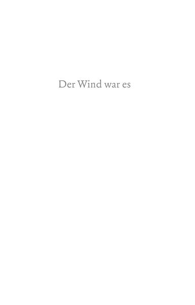Produktbild: Der Wind war es