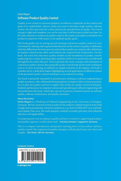 Produktbild: Software Product Quality Control