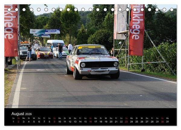 Produktbild: Bergrennen im Opel (Tischkalender 2026 DIN A5 quer), CALVENDO Monatskalender