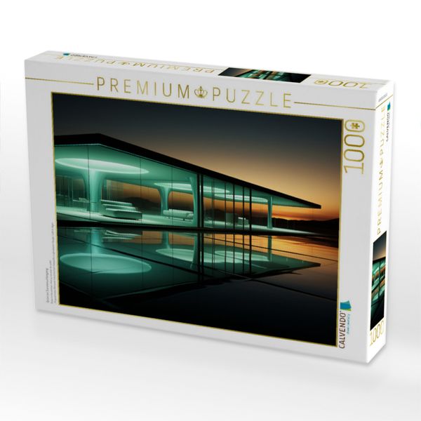 Produktbild: CALVENDO Puzzle Gr&uuml;n im Sonnenuntergang | 1000 Teile Lege-Gr&ouml;&szlig;e 64x48cm Foto-Puzzle f&uuml;r gl&uuml;ckliche Stunden
