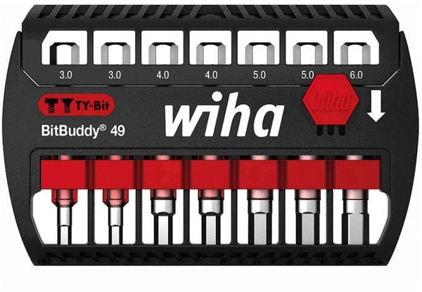 Produktbild: Wiha 42114 Bit-Set 7teilig Innen-Sechskant