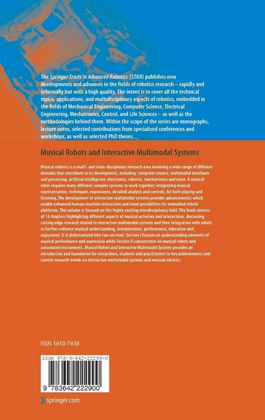 Produktbild: Musical Robots and Interactive Multimodal Systems