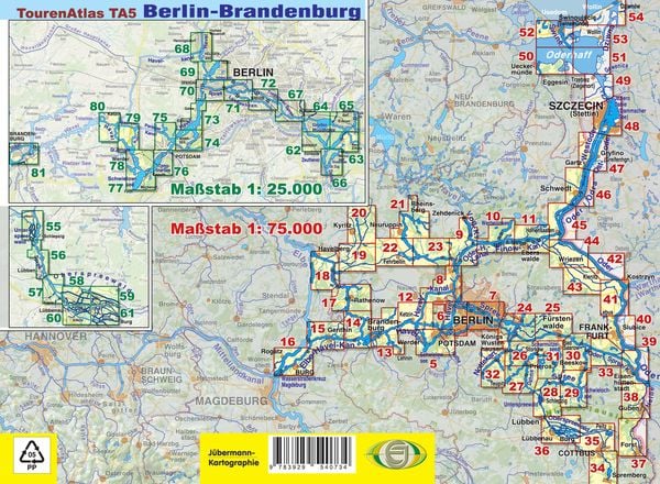 Produktbild: TourenAtlas TA5 Berlin-Brandenburg