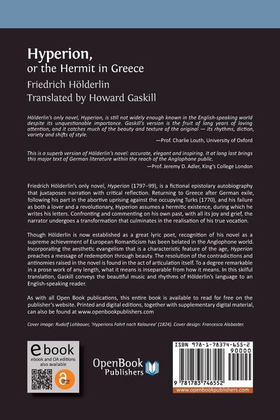 Produktbild: Hyperion, or the Hermit in Greece