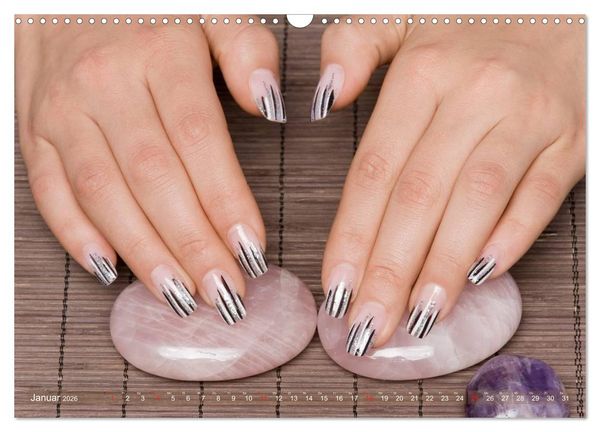 Produktbild: Verg&auml;ngliche Kunst - Nailart Episode 2 (Wandkalender 2026 DIN A3 quer), CALVENDO Monatskalender