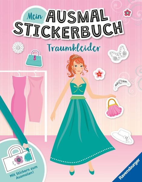 Produktbild: Mein Ausmalstickerbuch - Traumkleider
