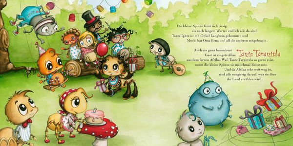 Produktbild: Die kleine Spinne Widerlich - Der Geburtstagsbesuch (Pappbilderbuch)