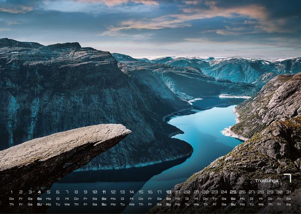 Produktbild: Norwegen &ndash; Im Land der Fjorde - 2027 - Kalender DIN A3