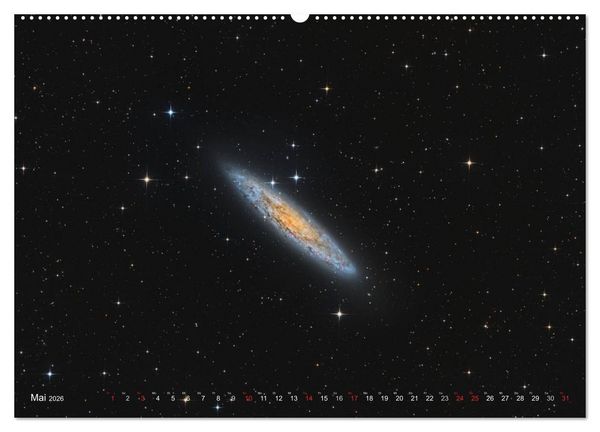 Produktbild: Faszination Galaxien Formenvielfalt der Welteninseln (Wandkalender 2026 DIN A2 quer), CALVENDO Monatskalender