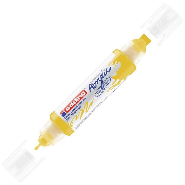 Produktbild: edding Acryl Double Liner 5400 verkehrsgelb 2-3mm/5-10mm