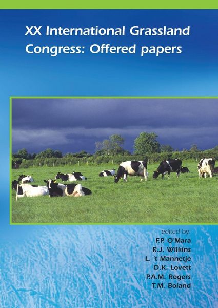 Produktbild: XX International Grassland Conference: Offered Papers