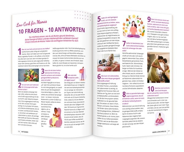 Produktbild: Abnehmen mit lowcarb.de: LOW CARB f&uuml;r Mamas