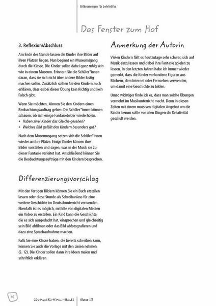 Produktbild: 20 x Musik f&uuml;r 45 Minuten - Klasse 1/2 - Band 2