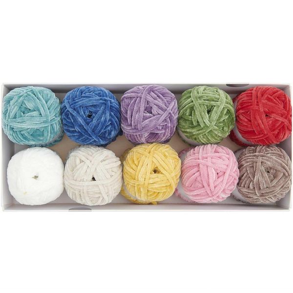 Produktbild: Ricorumi Set 10er "Nilli Nilli rainbow", Farben: 001, 021, 004, 008, 023, 017, 013, 012, 019, 009