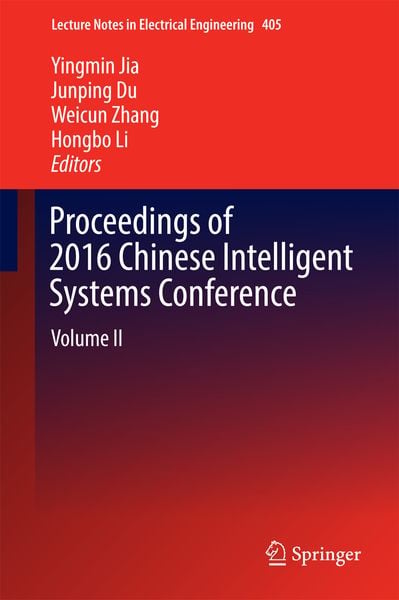 Produktbild: Proceedings of 2016 Chinese Intelligent Systems Conference
