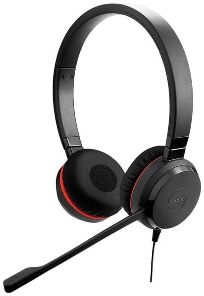 Jabra Evolve 20 SE MS Stereo - Special Edition Computer On Ear Headset kabelgebunden Stereo Schwarz Mikrofon-Rauschunter