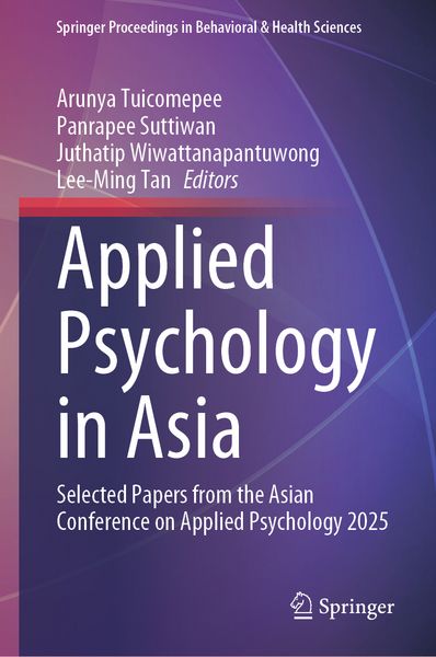 Produktbild: Applied Psychology in Asia