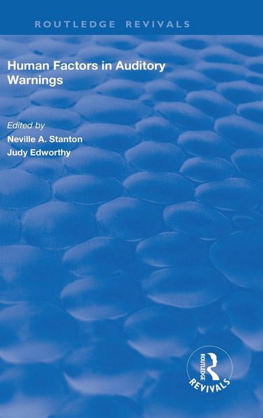 Produktbild: Human Factors in Auditory Warnings