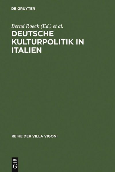 Produktbild: Deutsche Kulturpolitik in Italien