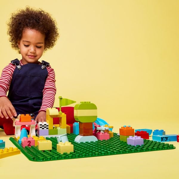LEGO DUPLO 10980 Bauplatte in Grün, Grundplatte für DUPLO Sets