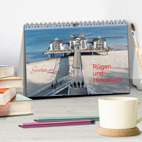 Produktbild: Gesehen auf - R&uuml;gen und Hiddensee (Tischkalender 2026 DIN A5 quer), CALVENDO Monatskalender