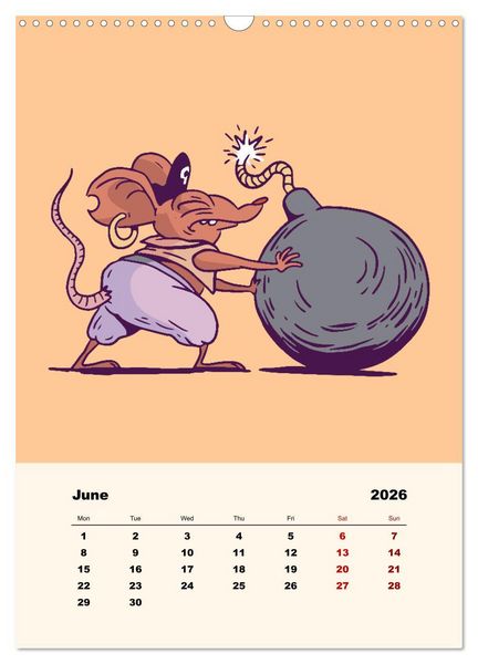 Produktbild: The Funny Pirates (Wall Calendar 2026 DIN A3 portrait), CALVENDO 12 Month Wall Calendar