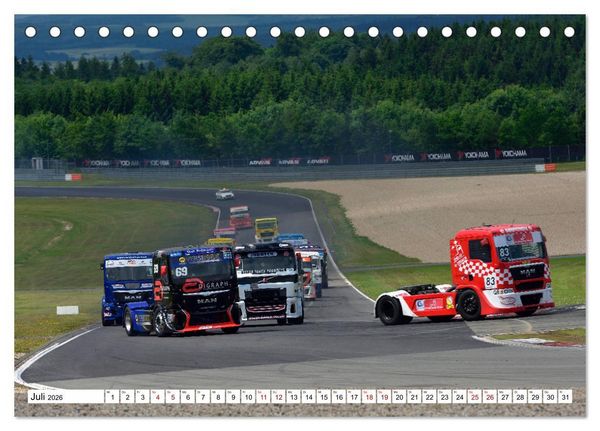 Produktbild: Abenteuer TRUCK RACING (Tischkalender 2026 DIN A5 quer), CALVENDO Monatskalender