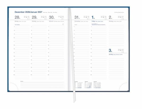 Produktbild: Wochen-Cheftimer A5, blau 2027