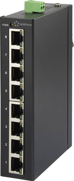 Produktbild: Renkforce RF-3394868 FEH-800 Industrial Ethernet Switch