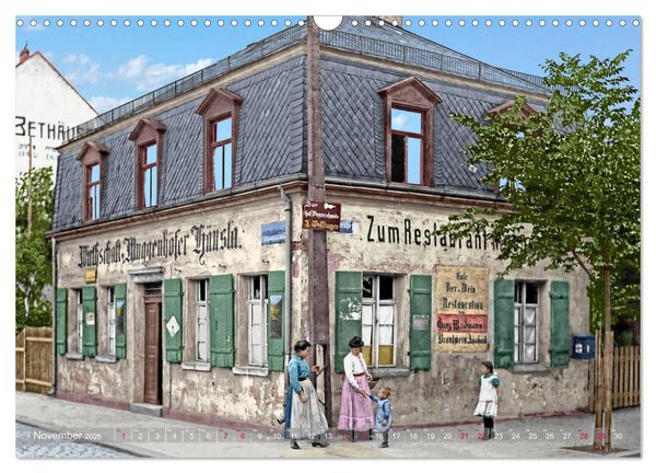 Produktbild: N&uuml;rnberg zur Kaiserzeit in Farbe - Fotos neu restauriert und koloriert (Wandkalender 2026 DIN A3 quer), CALVENDO Monatskalender