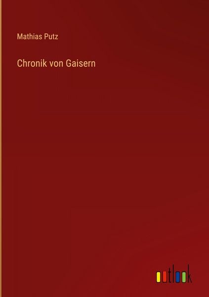 Produktbild: Chronik von Gaisern