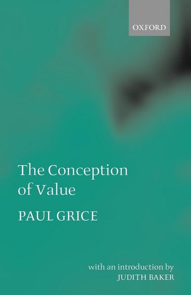 Produktbild: The Conception of Value