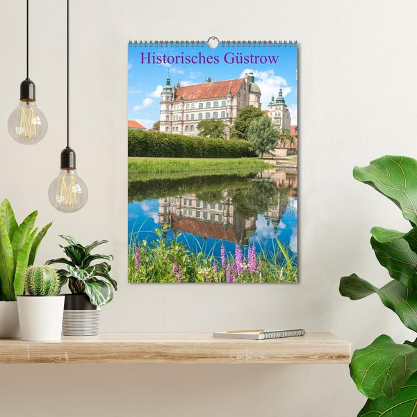Produktbild: Historisches G&uuml;strow (Wandkalender 2026 DIN A3 hoch), CALVENDO Monatskalender