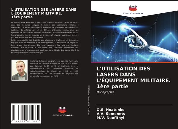 Produktbild: L'UTILISATION DES LASERS DANS L'&Eacute;QUIPEMENT MILITAIRE. 1&egrave;re partie