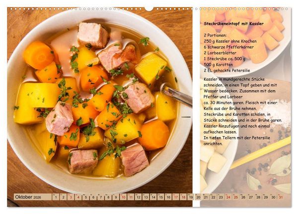 Produktbild: Low Carb 2.0 - Leichte Rezepte zum Selberkochen (Wandkalender 2026 DIN A2 quer), CALVENDO Monatskalender