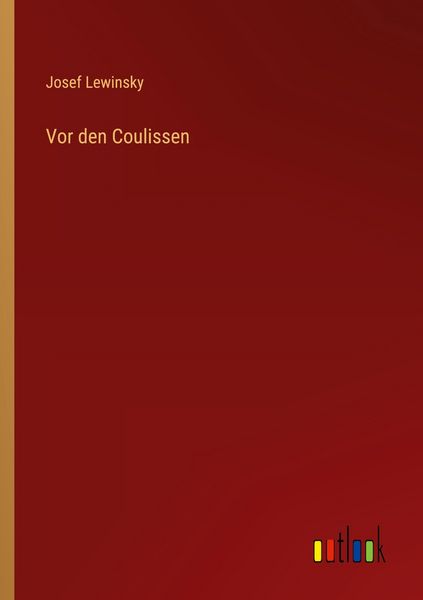 Produktbild: Vor den Coulissen