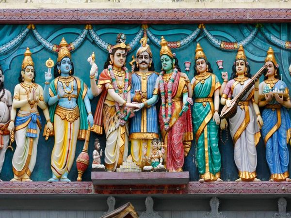Produktbild: CALVENDO Puzzle Hindu-Tempel in Singapur | 1000 Teile Lege-Gr&ouml;&szlig;e 64x48cm Foto-Puzzle f&uuml;r gl&uuml;ckliche Stunden