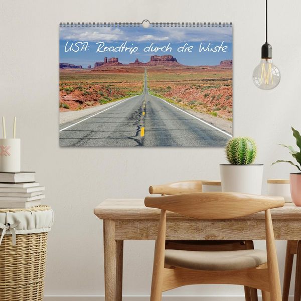 Produktbild: USA: Roadtrip durch die W&uuml;ste (Wandkalender 2026 DIN A3 quer), CALVENDO Monatskalender