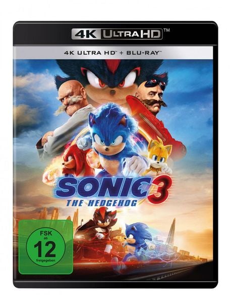Produktbild: Sonic the Hedgehog 3 (4K Ultra HD) (+ Blu-ray)