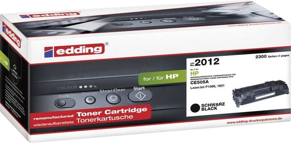 Edding Toner ersetzt HP 05A, CE505A Kompatibel Schwarz 2300 Seiten EDD-2012 18-2012