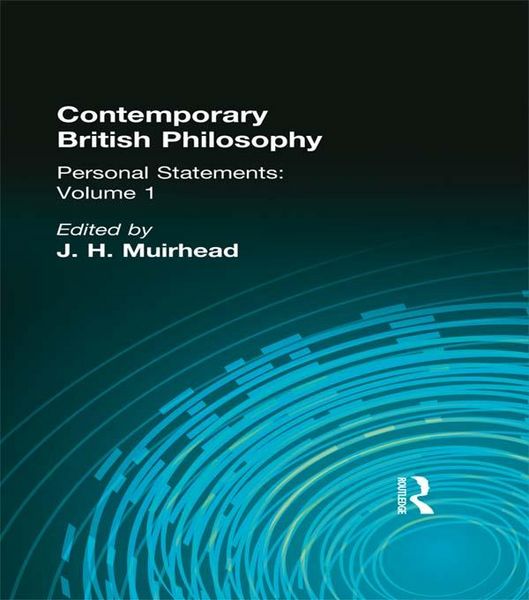 Produktbild: Contemporary British Philosophy