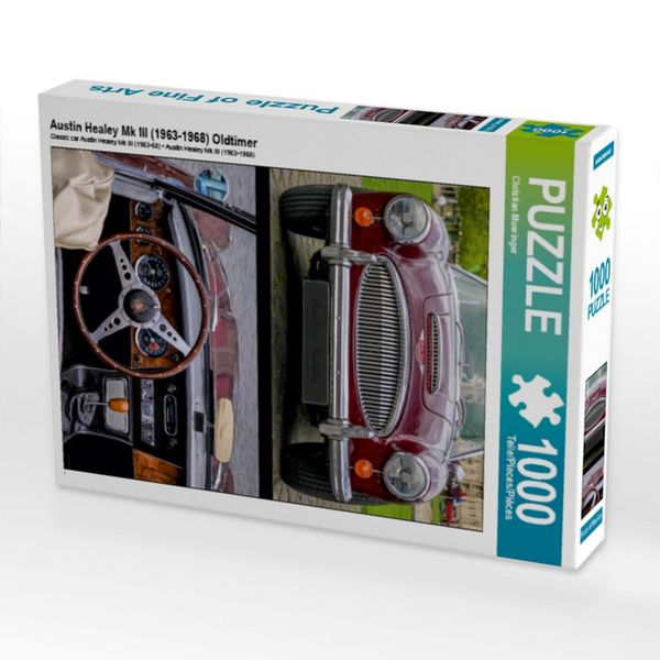 Produktbild: CALVENDO Puzzle Austin Healey Mk III (1963-1968) Oldtimer | 1000 Teile Lege-Gr&ouml;&szlig;e 64x48cm Foto-Puzzle f&uuml;r gl&uuml;ckliche Stunden