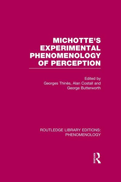 Produktbild: Michotte's Experimental Phenomenology of Perception