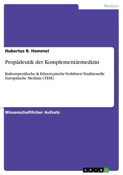Produktbild: Prop&auml;deutik der Komplement&auml;rmedizin