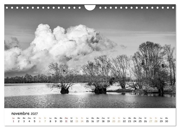 Produktbild: Terres de contraste &ndash; Une ann&eacute;e en monochrome (Calendrier mural 2027 DIN A4 vertical), CALVENDO calendrier mensuel