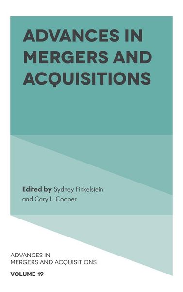 Produktbild: Advances in Mergers and Acquisitions