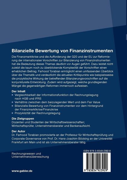 Produktbild: Bilanzielle Bewertung von Finanzinstrumenten