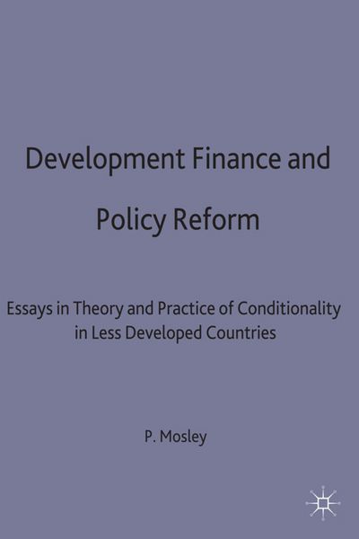 Produktbild: Development Finance and Policy Reform